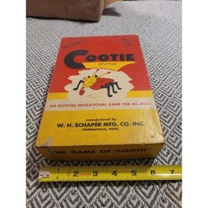 Vintage 1949 The Game Of Cootie- Missing A Few Pieces